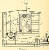 An illustration from U.S. patents covering time keeping mechanisms (1892)