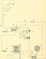 An illustration from U.S. patents covering time keeping mechanisms (1892)