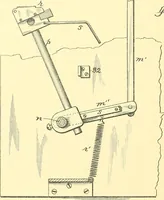 An illustration from U.S. patents covering time keeping mechanisms (1892)