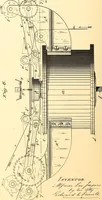 An illustration from U.S. patents covering time keeping mechanisms (1892)
