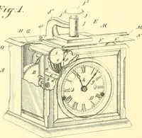 An illustration from U.S. patents covering time keeping mechanisms (1892)