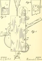 An illustration from U.S. patents covering time keeping mechanisms (1892)