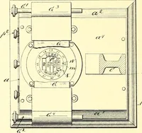 An illustration from U.S. patents covering time keeping mechanisms (1892)