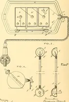 An illustration from U.S. patents covering time keeping mechanisms (1892)