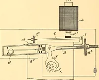 An illustration from U.S. patents covering time keeping mechanisms (1892)