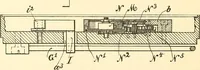 An illustration from U.S. patents covering time keeping mechanisms (1892)