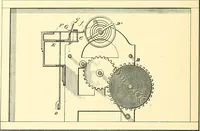 An illustration from U.S. patents covering time keeping mechanisms (1892)