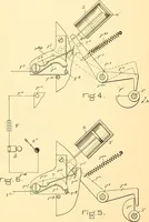 An illustration from U.S. patents covering time keeping mechanisms (1892)