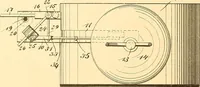 An illustration from U.S. patents covering time keeping mechanisms (1892)