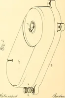 An illustration from U.S. patents covering time keeping mechanisms (1892)