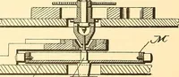An illustration from U.S. patents covering time keeping mechanisms (1892)