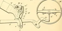 An illustration from U.S. patents covering time keeping mechanisms (1892)