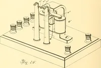 An illustration from U.S. patents covering time keeping mechanisms (1892)