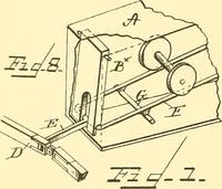 An illustration from U.S. patents covering time keeping mechanisms (1892)