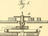 An illustration from U.S. patents covering time keeping mechanisms (1892)