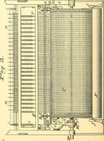 An illustration from U.S. patents covering time keeping mechanisms (1892)