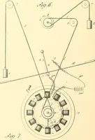 An illustration from U.S. patents covering time keeping mechanisms (1892)