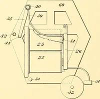 An illustration from U.S. patents covering time keeping mechanisms (1892)