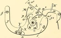 An illustration from U.S. patents covering time keeping mechanisms (1892)