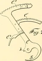An illustration from U.S. patents covering time keeping mechanisms (1892)
