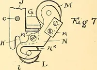 An illustration from U.S. patents covering time keeping mechanisms (1892)