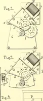 An illustration from U.S. patents covering time keeping mechanisms (1892)