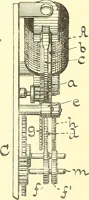 An illustration from U.S. patents covering time keeping mechanisms (1892)