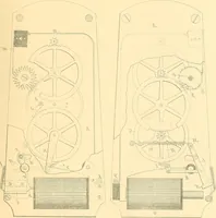 An illustration from U.S. patents covering time keeping mechanisms (1892)