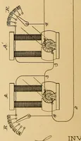 An illustration from U.S. patents issued to Thomas A. Edison from 1883-88 (1900)