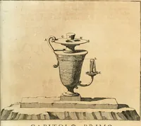 Picture 102 of 207 from Utilissimo trattato dell'acque correnti : diviso in tre libri : nel quale si notificano le misure, ed esperienze di esse : i giuochi, e scherzi, li quali per mezzo dell'aria, e del fuoco, vengono operati dall'acqua : con diversi necessarii ammaestramenti intorno al modo di far condotti, fistole, bottini, ed altro, per condurre l'acque ne' luoghi destinati : con una esatta notizia di tutto quello, ch'è stato operato intorno alla conduttura dell' acqua di Bracciano (1696), leaf 108
