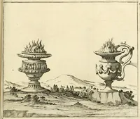 Picture 143 of 207 from Utilissimo trattato dell'acque correnti : diviso in tre libri : nel quale si notificano le misure, ed esperienze di esse : i giuochi, e scherzi, li quali per mezzo dell'aria, e del fuoco, vengono operati dall'acqua : con diversi necessarii ammaestramenti intorno al modo di far condotti, fistole, bottini, ed altro, per condurre l'acque ne' luoghi destinati : con una esatta notizia di tutto quello, ch'è stato operato intorno alla conduttura dell' acqua di Bracciano (1696), leaf 152
