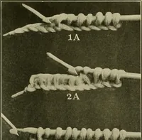 An illustration from Utopia yarn book; being a practical treatise on knitting and crocheting (1919)
