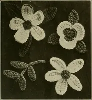 An illustration from Utopia yarn book; being a practical treatise on knitting and crocheting (1919)