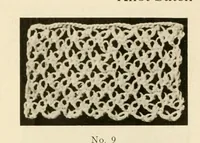 An illustration from Utopia yarn book; being a practical treatise on knitting and crocheting (1919)