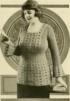 An illustration from Utopia yarn book; being a practical treatise on knitting and crocheting (1919)