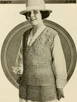 An illustration from Utopia yarn book; being a practical treatise on knitting and crocheting (1919)