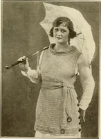 An illustration from Utopia yarn book; being a practical treatise on knitting and crocheting (1919)