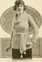An illustration from Utopia yarn book; being a practical treatise on knitting and crocheting (1919)