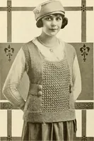 An illustration from Utopia yarn book; being a practical treatise on knitting and crocheting (1919)