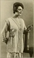 An illustration from Utopia yarn book; being a practical treatise on knitting and crocheting (1919)