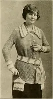 An illustration from Utopia yarn book; being a practical treatise on knitting and crocheting (1919)