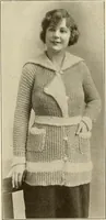 An illustration from Utopia yarn book; being a practical treatise on knitting and crocheting (1919)