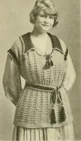 An illustration from Utopia yarn book; being a practical treatise on knitting and crocheting (1919)