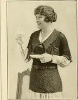 An illustration from Utopia yarn book; being a practical treatise on knitting and crocheting (1919)