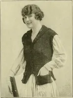 An illustration from Utopia yarn book; being a practical treatise on knitting and crocheting (1919)