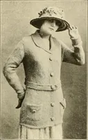 An illustration from Utopia yarn book; being a practical treatise on knitting and crocheting (1919)