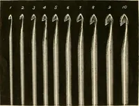 An illustration from Utopia yarn book; being a practical treatise on knitting and crocheting (1919)