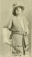 An illustration from Utopia yarn book; being a practical treatise on knitting and crocheting (1919)