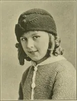 An illustration from Utopia yarn book; being a practical treatise on knitting and crocheting (1919)