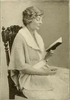 An illustration from Utopia yarn book; being a practical treatise on knitting and crocheting (1919)